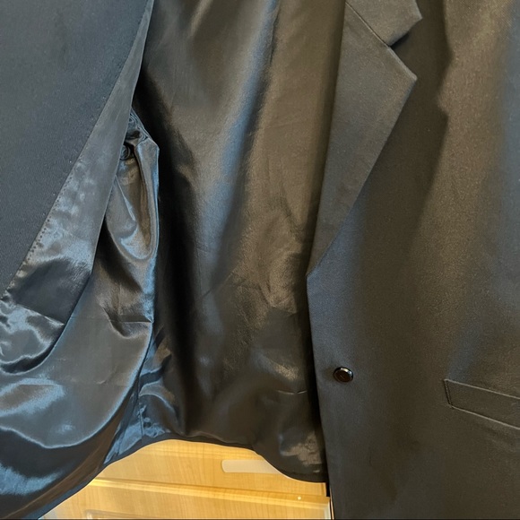 VINTAGE Black Oversized Blazer - Picture 7 of 8